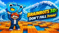 Play Brainrots 3D: Don't fall down! now!