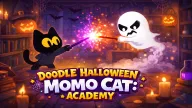 Play Doodle Halloween Momo Cat: Academy now!