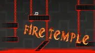 Play Geometry Dash Fire Temple now!