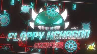 Play Geometry Dash Flappy Hexagon now!