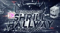 Play Geometry Dash Shrill Hallway now!