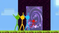 Play Stickman Parkour Skyland now!