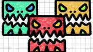 Play Geometry Dash Paper Note now!
