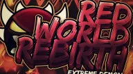 Play Geometry Dash Red World Rebirth now!