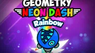 Play Geometry Neon Dash Rainbow now!